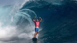 Image for Surfing recap, Aug 5., men's finals: Kauli Vaast defends his reef, local boy wins gold at home