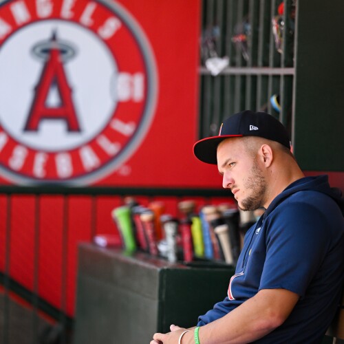 Oakland Athletics v Los Angeles Angels